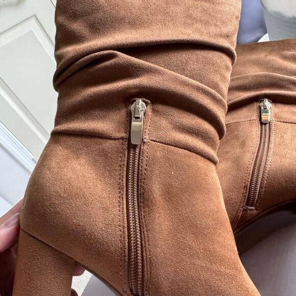 Block Heel Boots, Size 7.5 - Picture 3 of 4